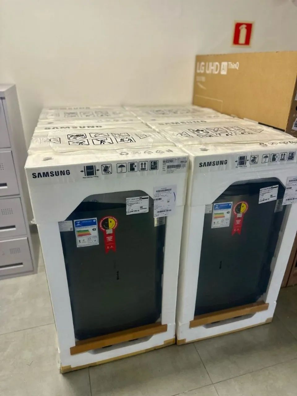 Lavadora Samsung 14kg WA14CG Smart Digital Inverter Black 127V