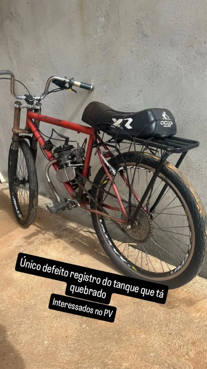 Bicicleta Motorizada - Único defeito no registro