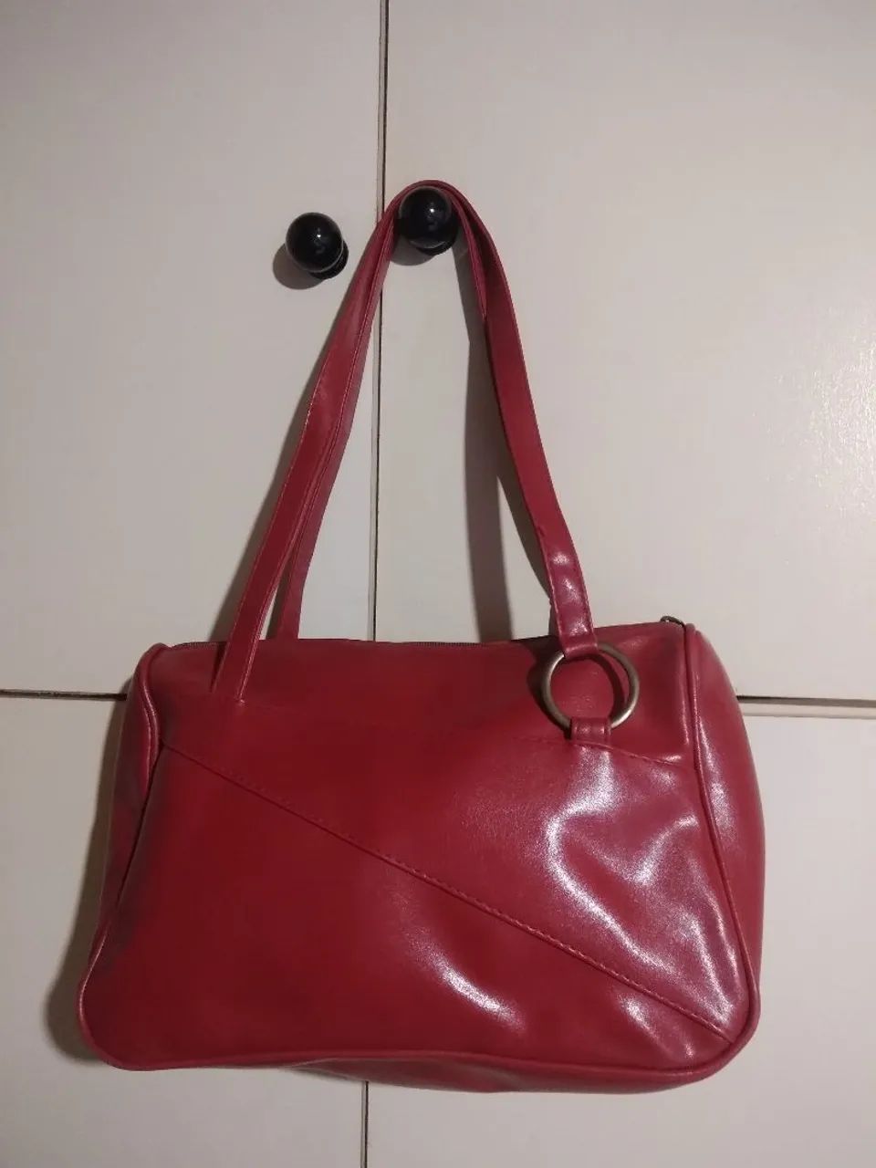 Bolsa de ombro vinho elegante - Foto 5