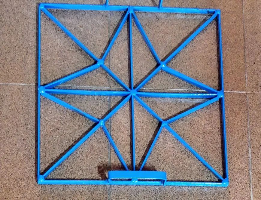Molde para calçada cimento e concreto 