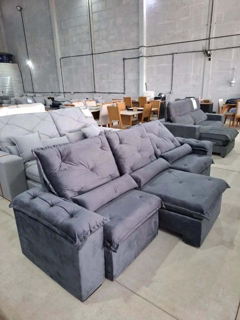 sofa retratil 7 lugares a pronta entrega - Foto 3