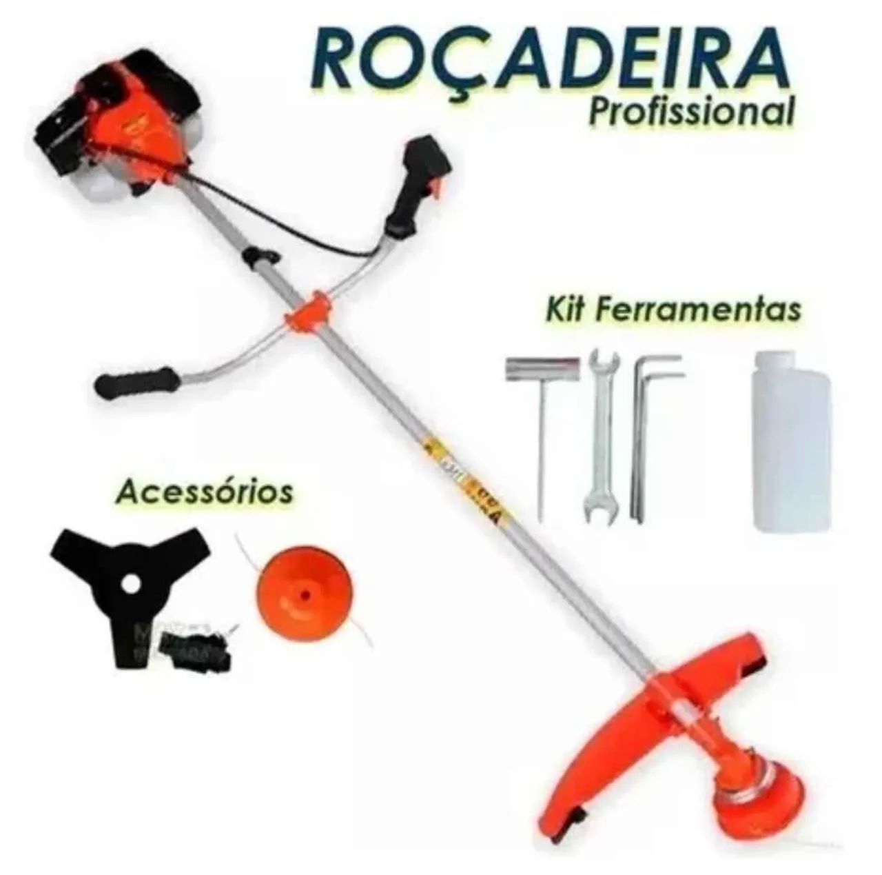 Roçadeira 65cc Profissional Completa