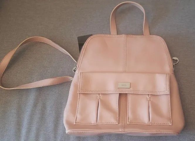 Mochila Mango rosa claro/nude