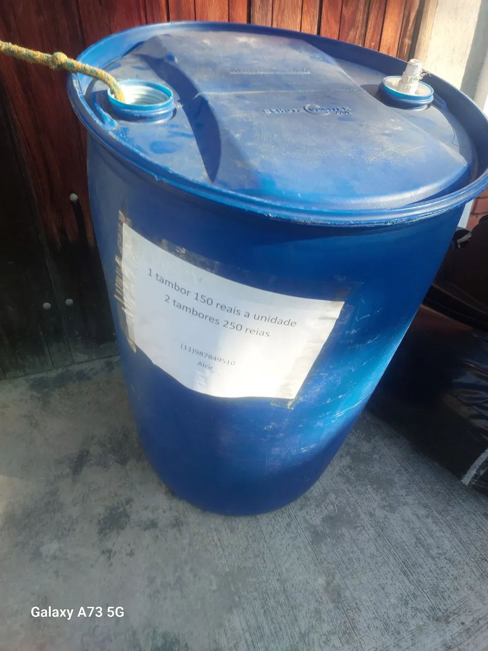 Tambor Azul de Plástico - Foto 3