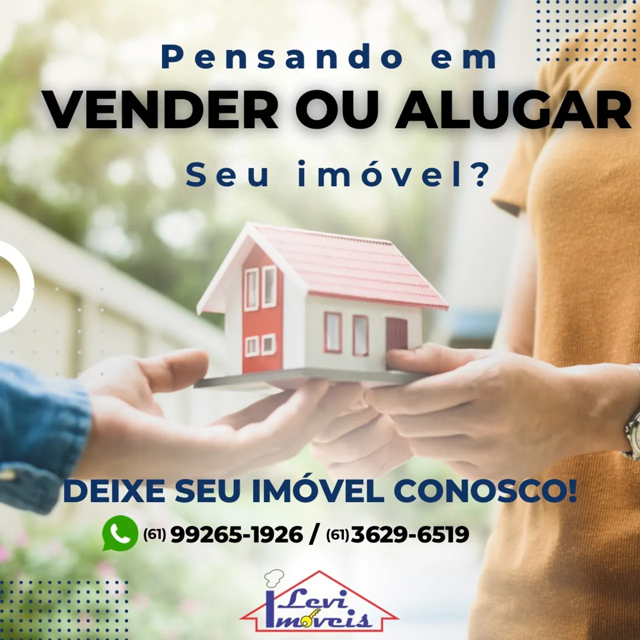Venha para a Imobiliária Levi Imóveis!