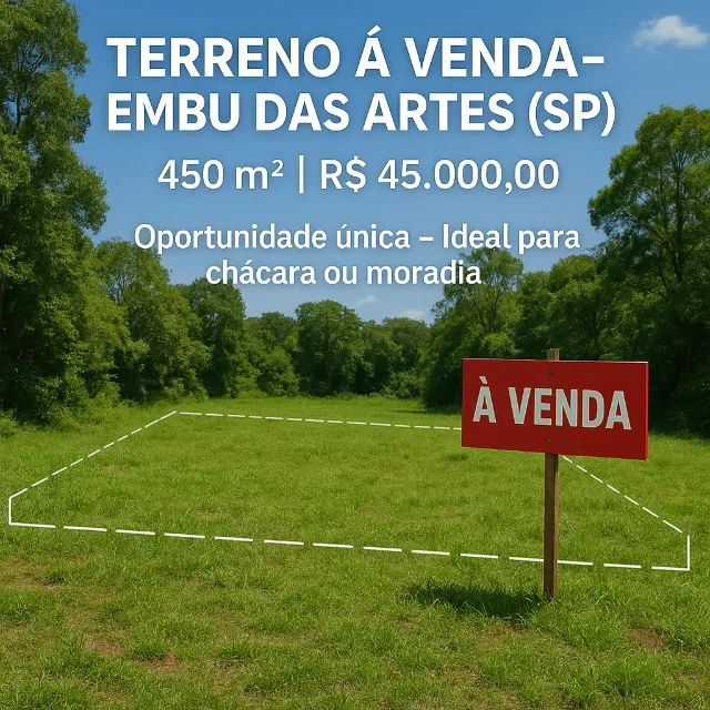 Terreno 15x30m Em Embu Das Artes (alicerce Concluído)