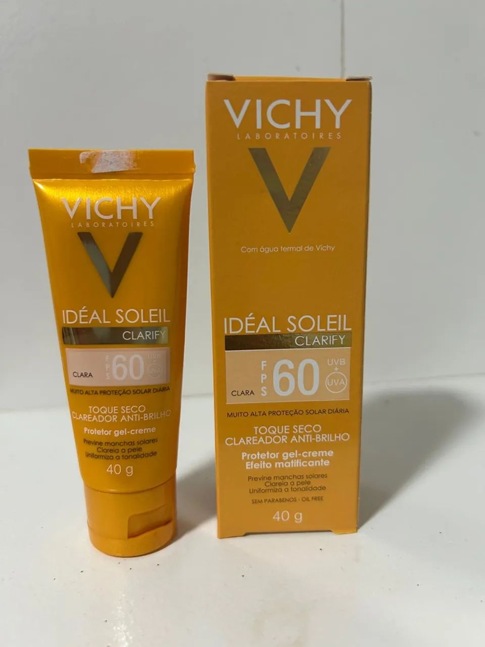 Protetor Solar Vichy Ideal Soleil Clarify FPS 60