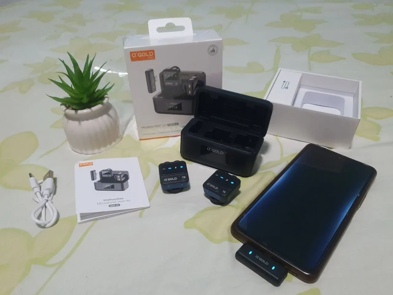Microfone de lapela tipo c - Foto 4