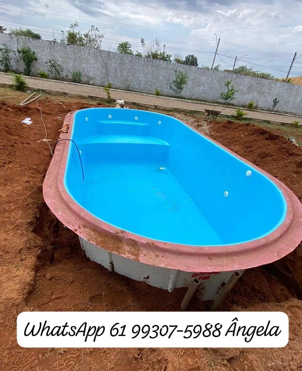 Piscina 6mts completa aquecimento solar 