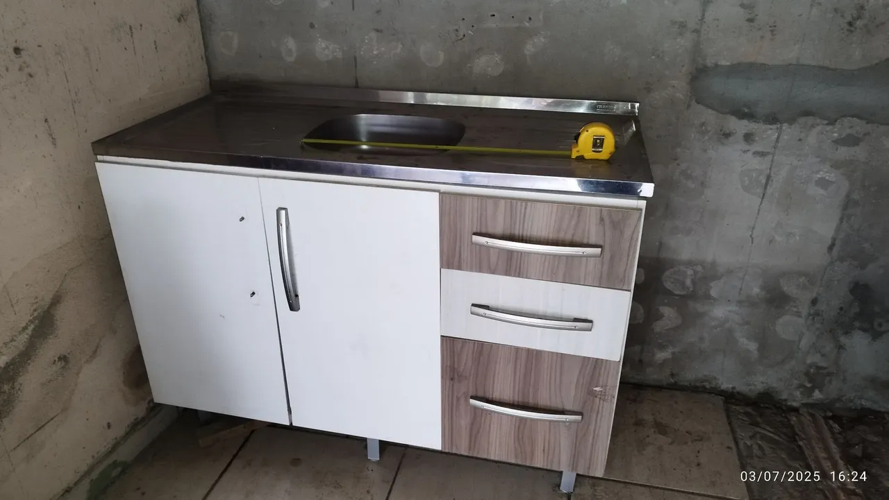 Cuba Inox com Gabinete