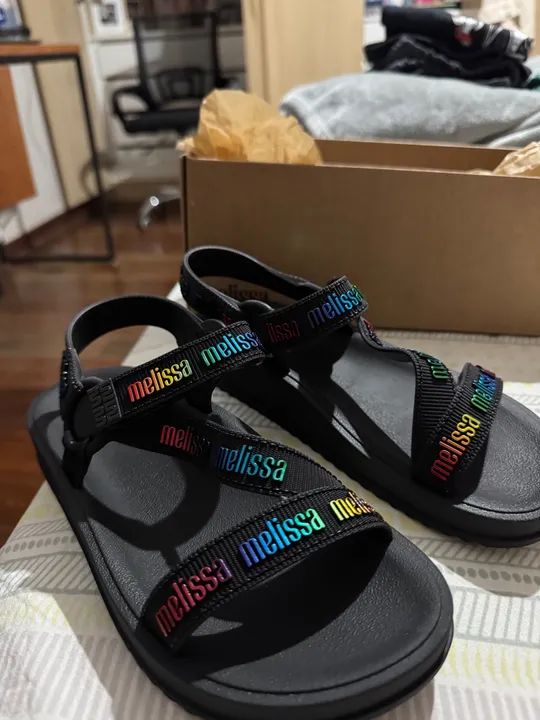 Sandália Melissa stripes M lover  NOVA (nunca usada ) - Foto 2
