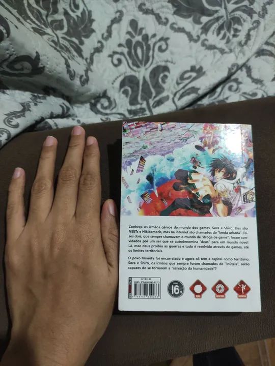 No Game No Life volume 1 é light novel não é mangá Leia a descrição <br>Série de light novel - Foto 3