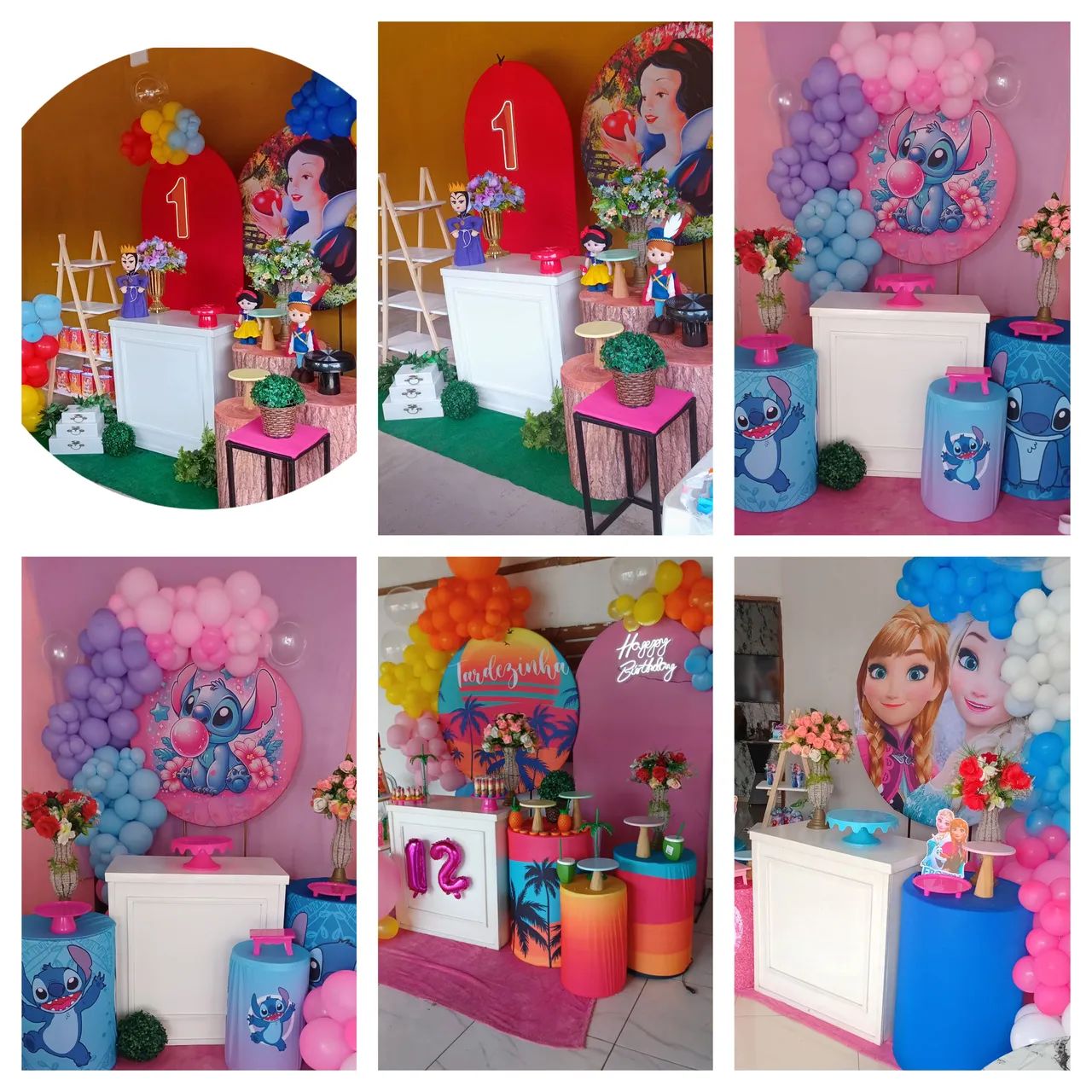 Mini decoração e pegue e monte 