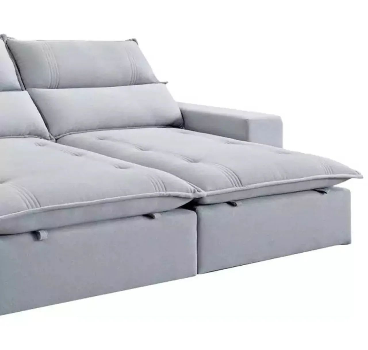Sofa Retrátil Molas Ensacada Prada Super macio 457517272400537603
