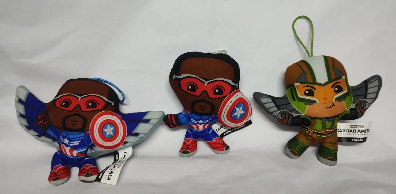 Bonecos Pelúcia Capitão  América MC Donald's (usado) - Foto 2