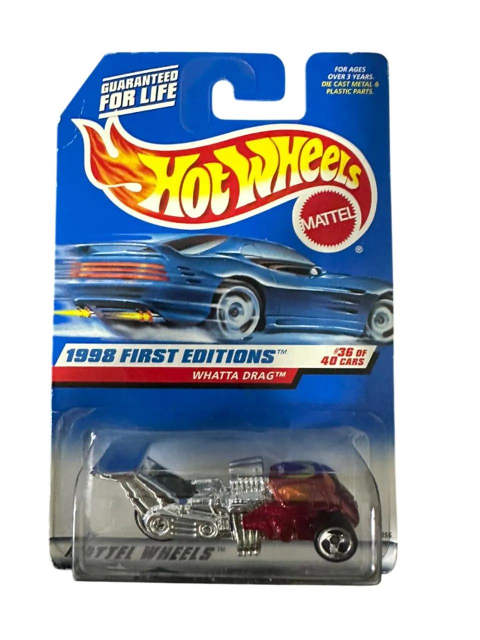 Hot Wheels Mainline Whatta Drag 1998 First Edition