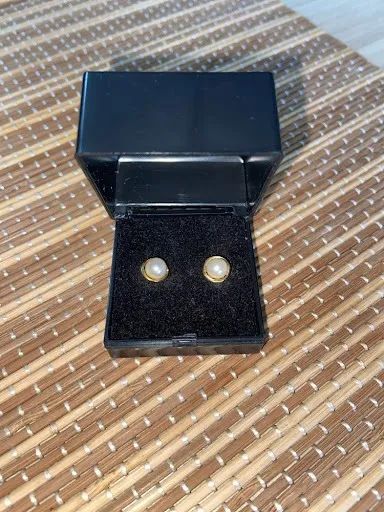 Brincos de Ouro 18k com Pérolas - Joia Clássica e Elegante - Foto 2