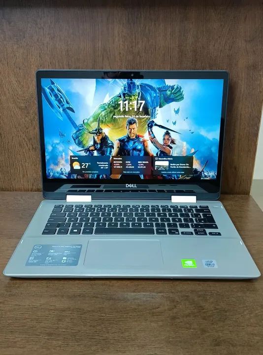 Notebook e Tablet Dell 2 in 1,NF,Ac Cart,,i7 10ª+GeForce MX250,16GB, SSD Nvme+HD, Wi-Fi 6 - Foto 2