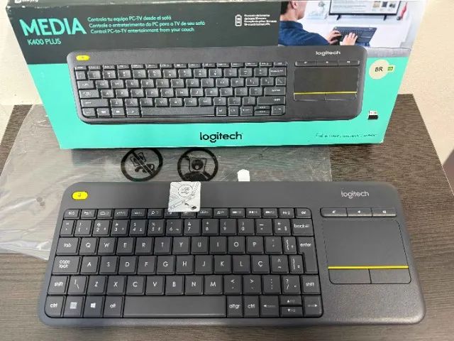 Teclado sem fio Logitech K400 Plus