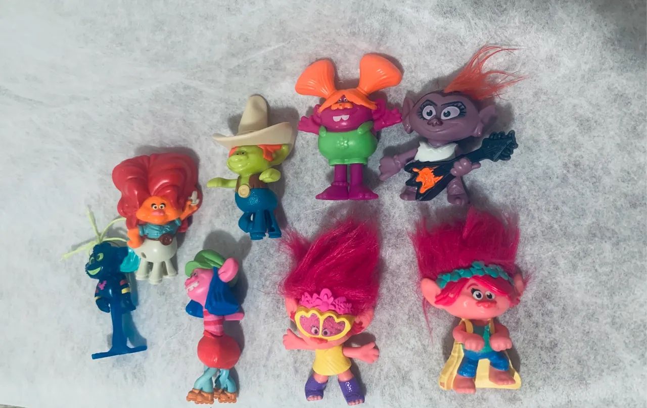 Bonecos Trolls - 8 personagens - Foto 2