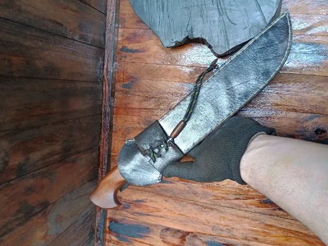 Facão Artesanal 12 Polegadas Aço Carbono 1070 3mm - Foto 2