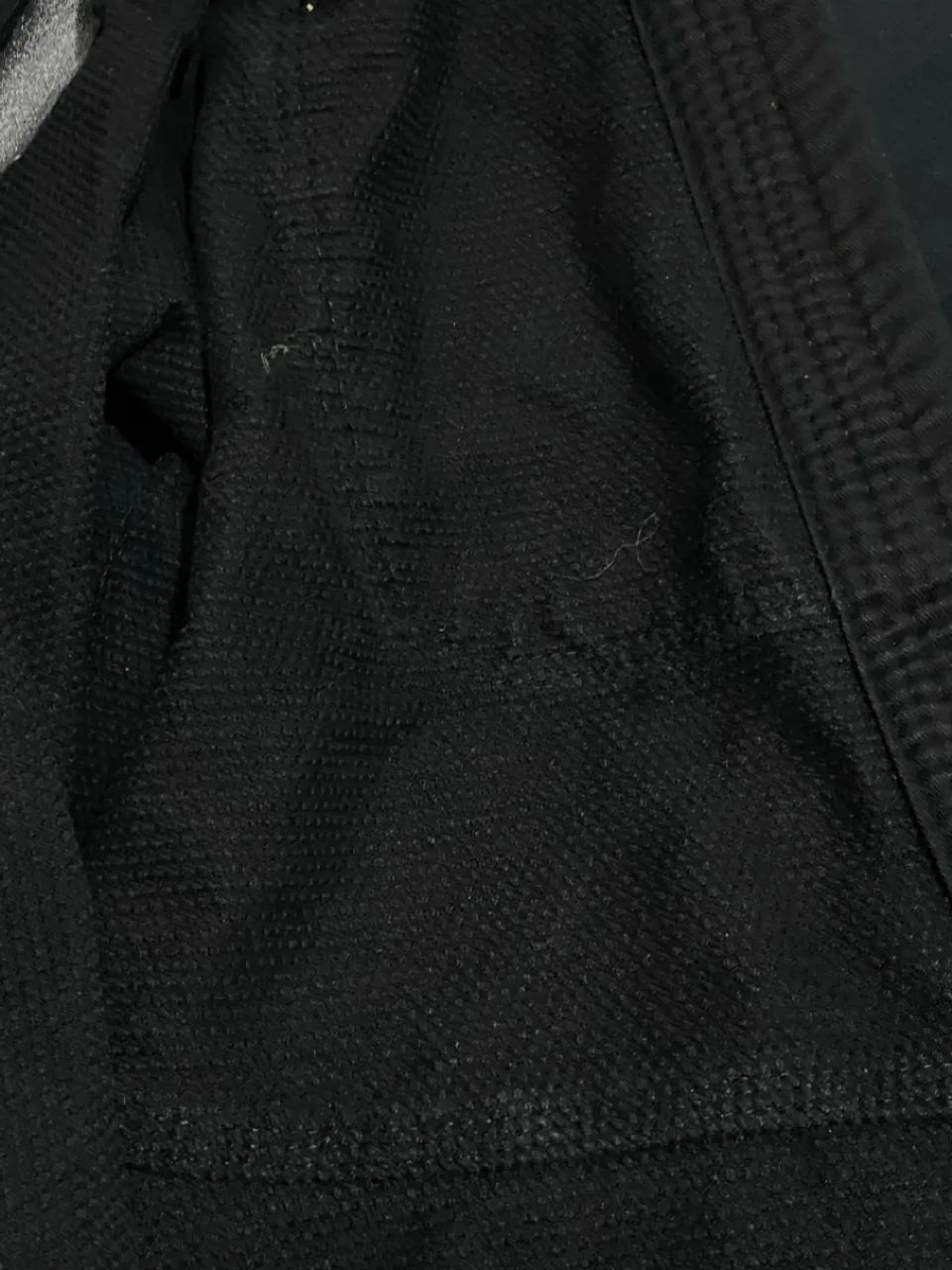 Kimono Yamarashi Jiu-Jitsu Preto Trançado A4 - Foto 5