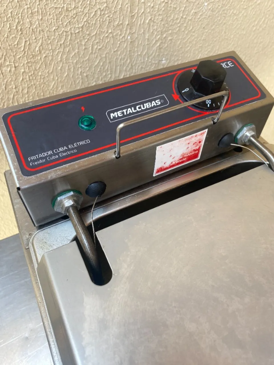 Fritadeira industrial elétrica Metalcubas FRCE 5 5L