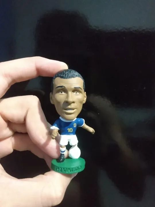 394★サッカー★RIVA★prostars★フィギュア Mini Craque Prostars Rivaldo Brasil - Hobbies e coleções - Farias