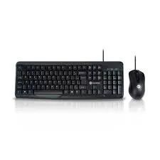 Teclado E Mouse Usb Com Fio Ideal P/ Escritório Pc Notebook - Foto 2