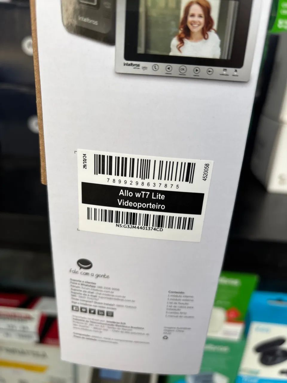 Videoporteiro Intelbras Allo wT7 Lite Multi HD - Foto 2