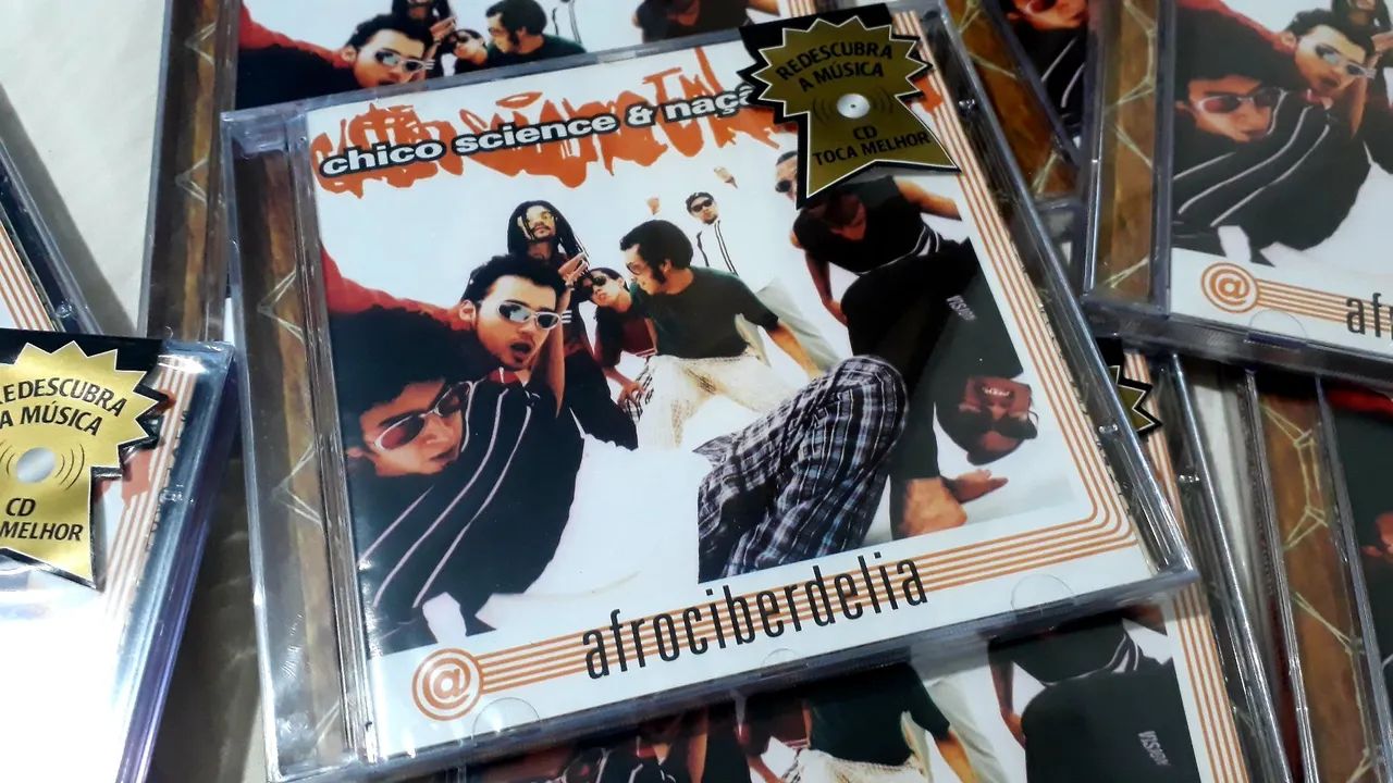 CD CHICO SCIENCE & NAÇÃO ZUMBI AFROCIBERDELIA 1996 NOVO LACRADO
