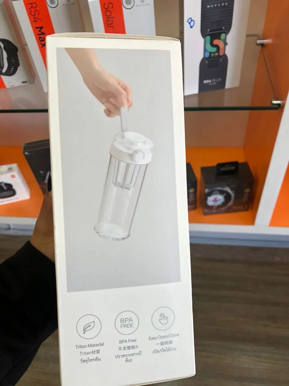 Garrafa de Água Xiaomi Tritan 600ml Nova - Foto 2