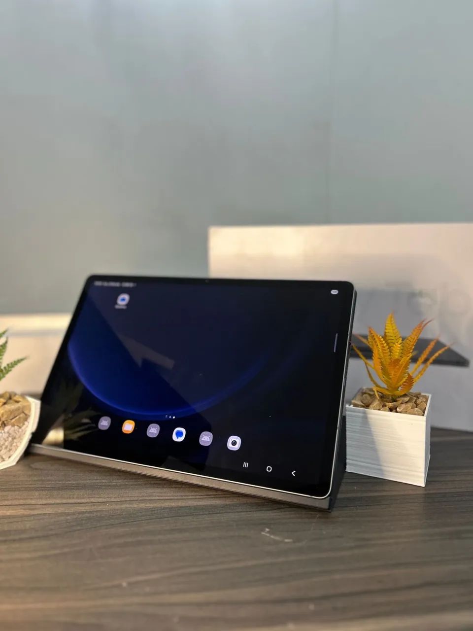 Tablet Galaxy Tab S9 FE +  128GB   Possui S Pen  Case Caixa Completa  Seminovo - Foto 3