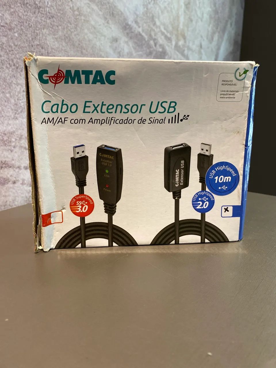 Cabo Extensor USB Comtac