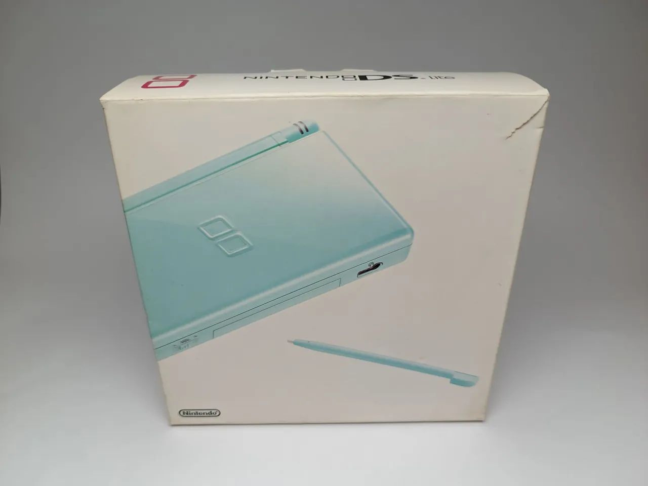 Nintendo DS lite ice blue - Japonês - Na caixa - Serial batendo