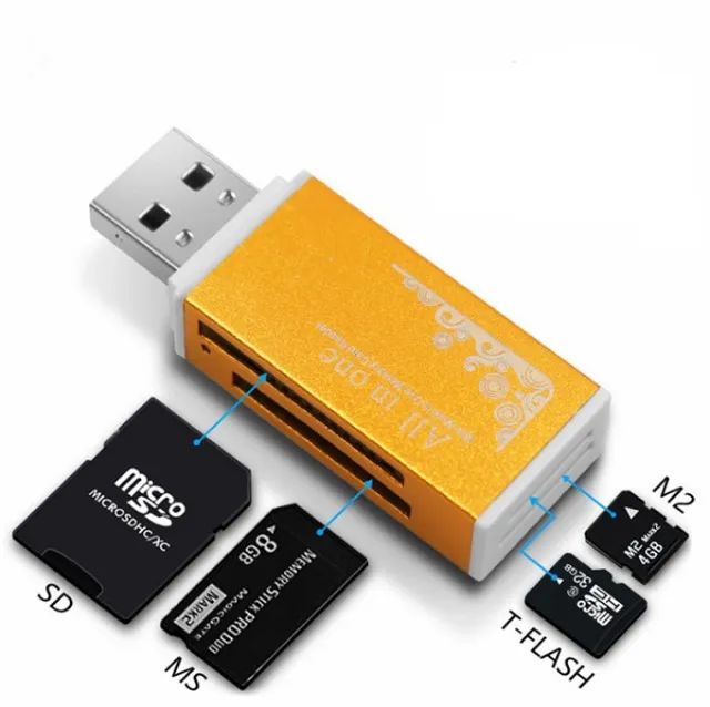 Leitor de Cartão Memória Multifunção