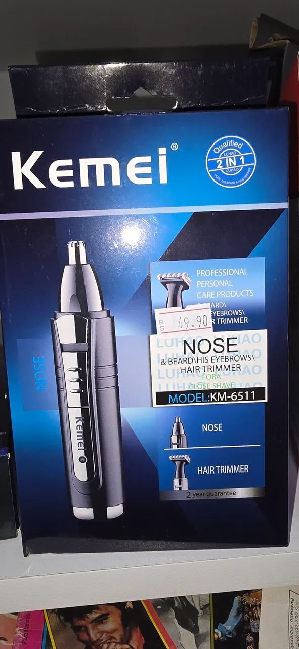 Kemei Aparador de Nariz e Pelos KM-6511 - Novo