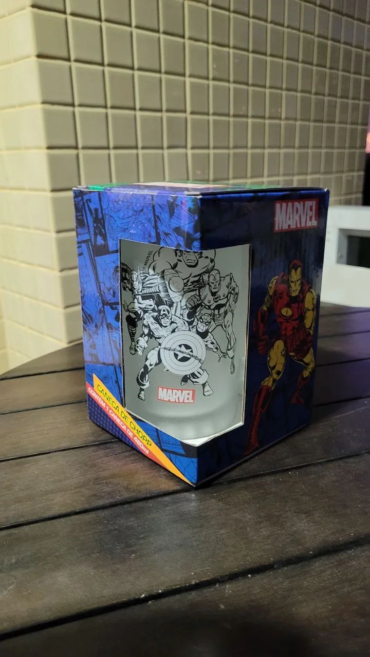 Caneca de Chopp Capitão América Marvel - Nova - Foto 2