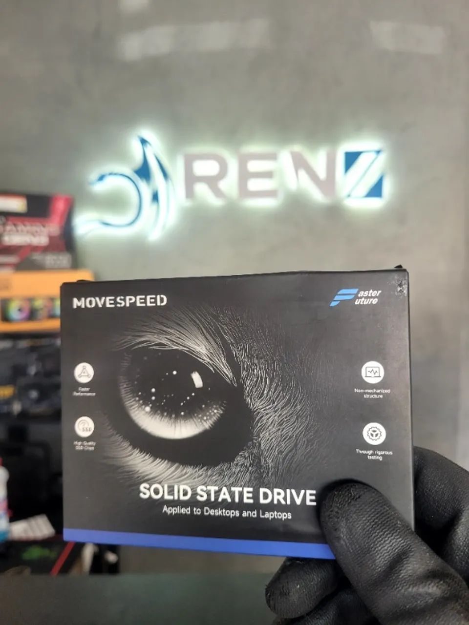 SSD M.2 Pcie 4.0 Nvme 4TB Movespeed 7450MB/s Novo (Lacrado) de alta velocidade. - Foto 2
