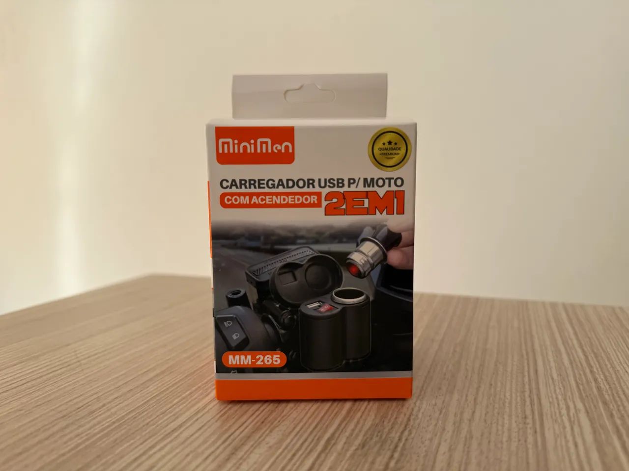 Carregado + Acendedor P/ Moto com usb - Foto 2