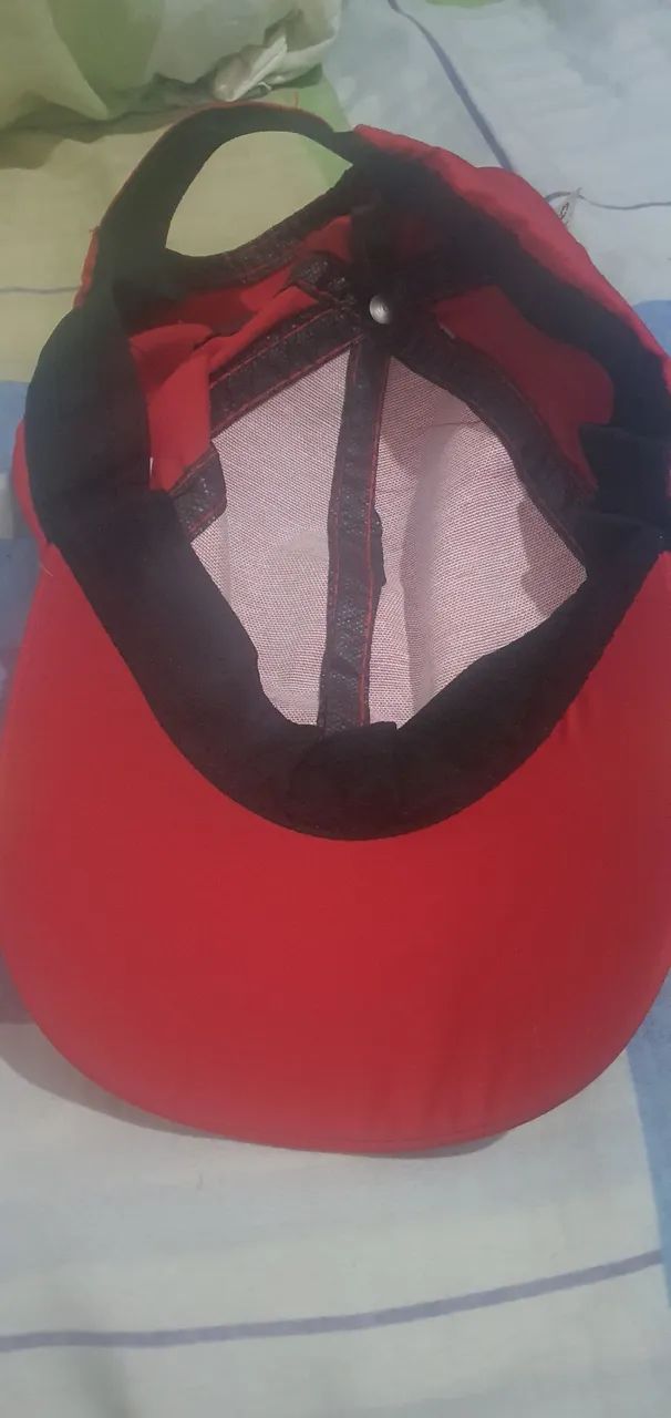 Boné Vermelho Esportivo - marca product authentic importado.  - Foto 2