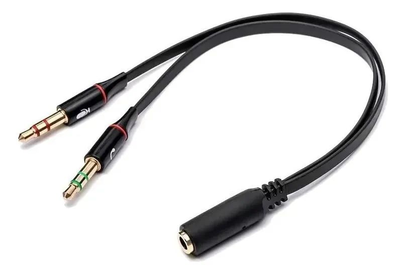 Adaptador P2 para Fone e Microfone - Foto 3