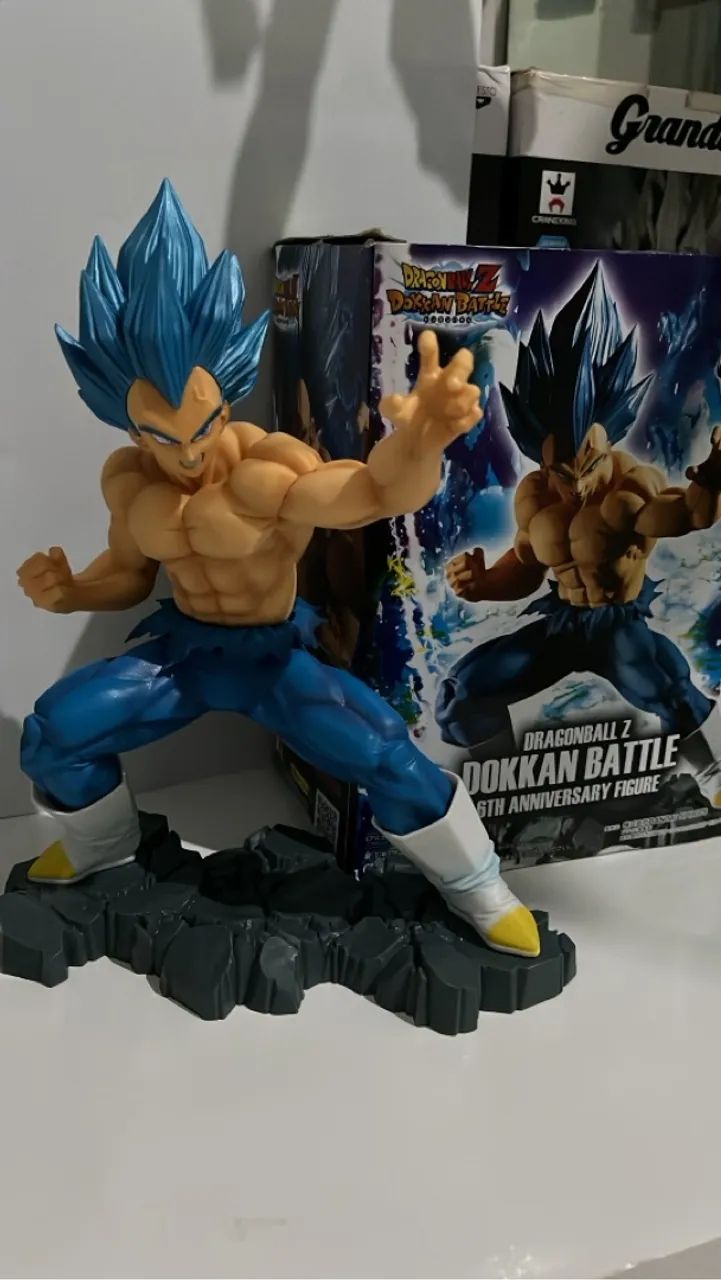 Dragonball Z Dokkan Battle 6th Anniversario Ssg Vegeta Figura - Foto 9