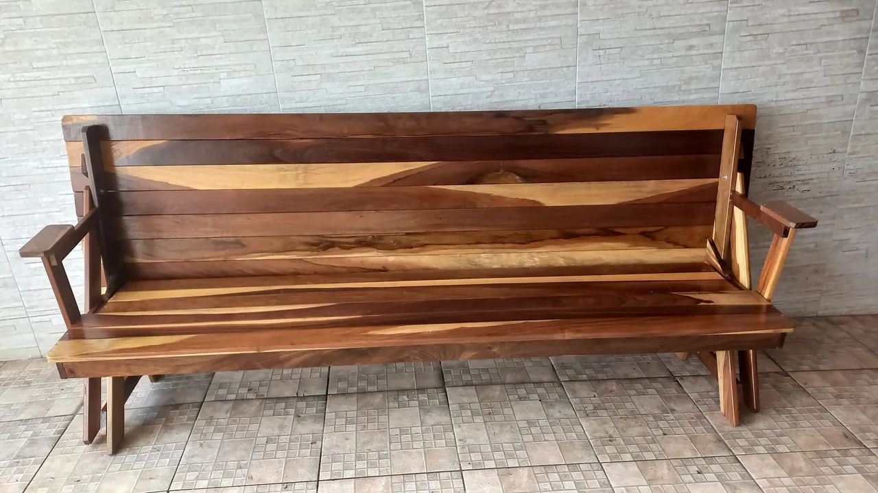Torrando bancos que viram mesas de Madeira Maciça (ipê)  - Foto 2