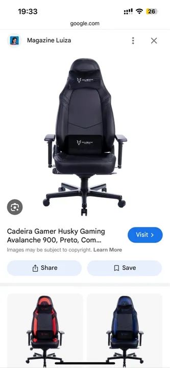 Cadeira Gamer Husky Avalanche 900 - Foto 2