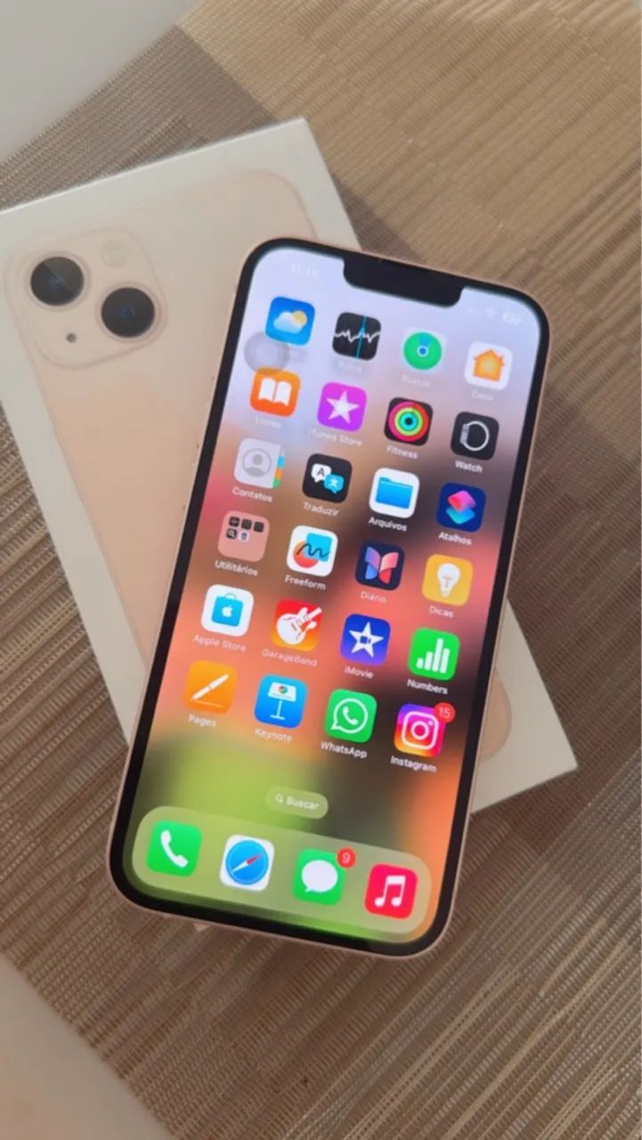 Vendo iPhone 13 138gb com 3 meses de uso. Completo - Foto 2