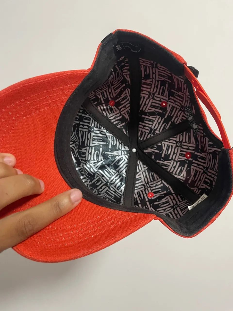 Boné masculino laranja blck original  - Foto 2