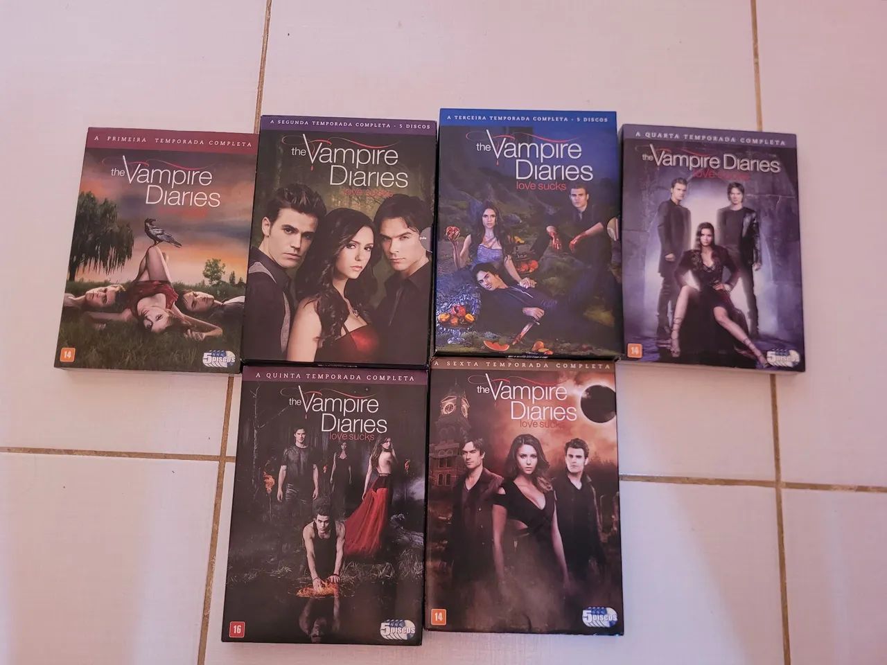 The vampire diares coleção temporada 1 a 6 completa