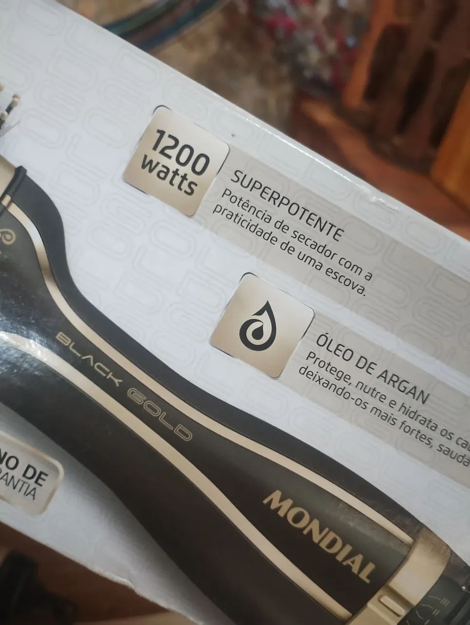 Secador de cabelo Mondial Black Gold Argan - Foto 2