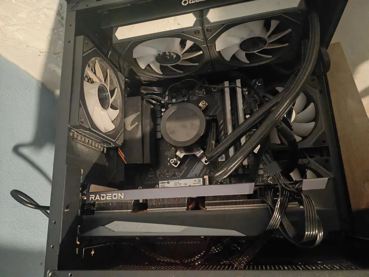 6700XT AORUS ELITE 12 GB placa nova apenas 6 mês de uso aceito troca por outra placa  - Foto 4